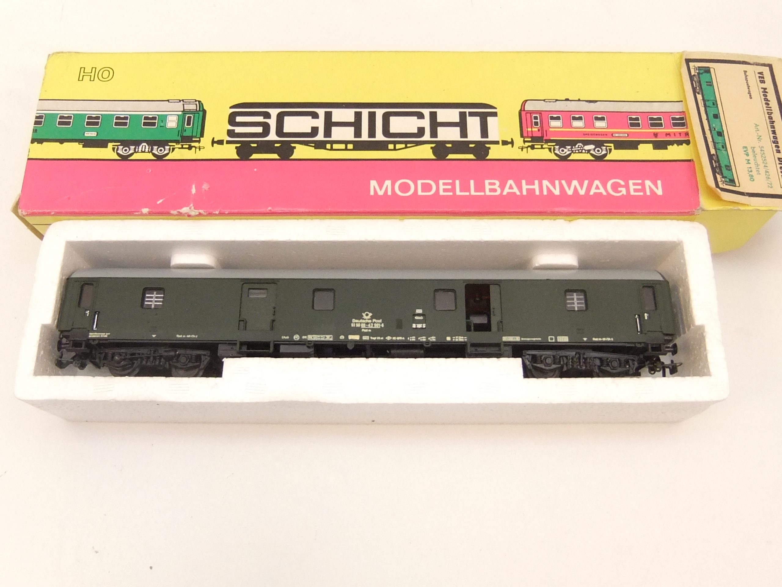 Piko/Schicht H0 Bahnpostwagen 4-achs.  DR