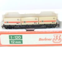 BTTB/Tillig  TT  4-achs. Niederbordwagen mit Container DB