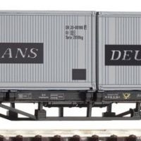 Piko 57747 HO Containertragwg. Post „Deutrans“Container DR Ep.IV