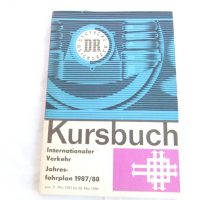 Kursbuch DR Internationaler Verkehr 1987/88