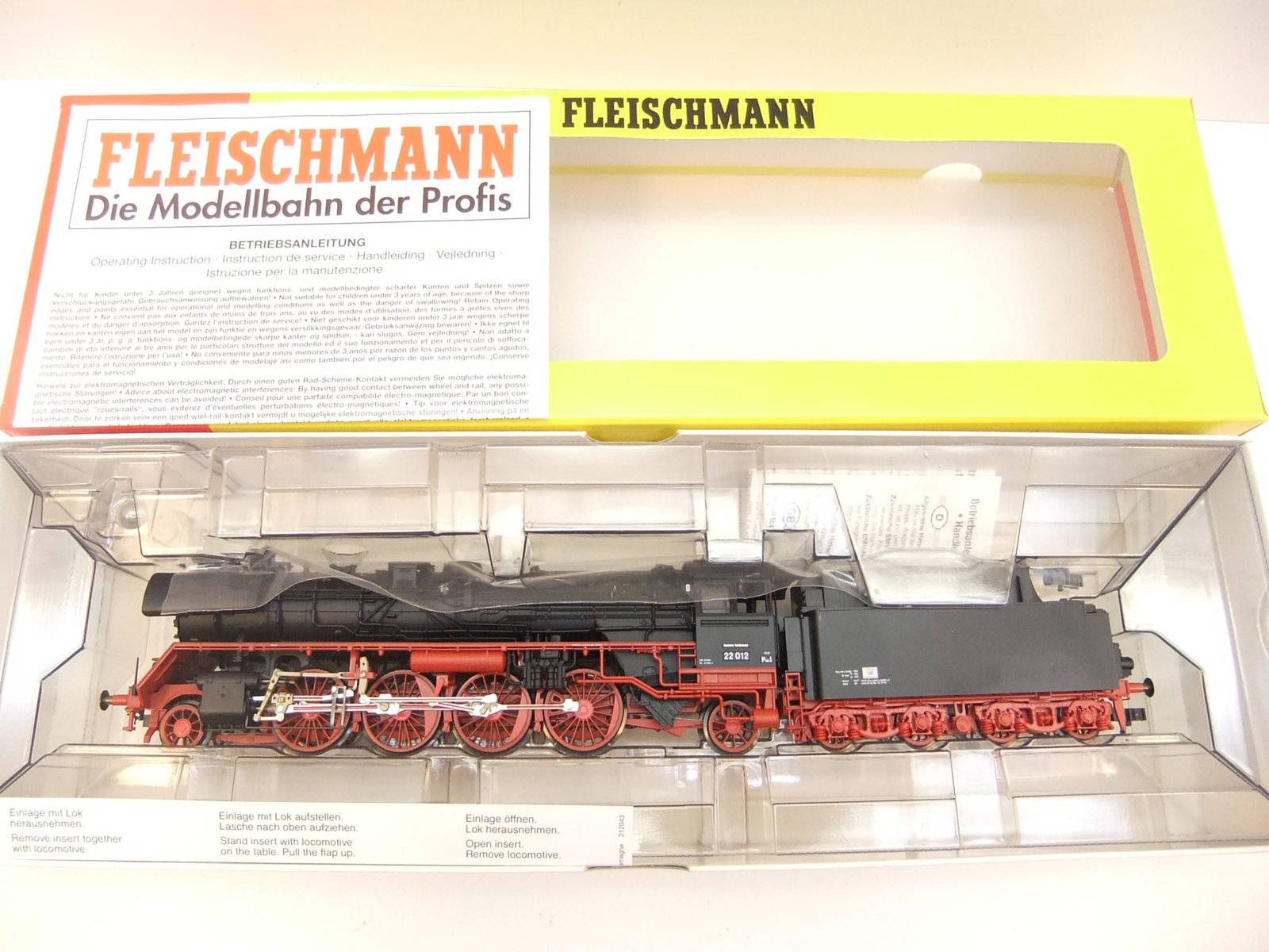 Locomotive Fleischmann BR 23 - Échelle N - Époque 3 - Vintage Allemagne