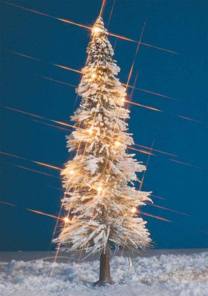 Busch HO Weihnachtsbaum beleuchtet