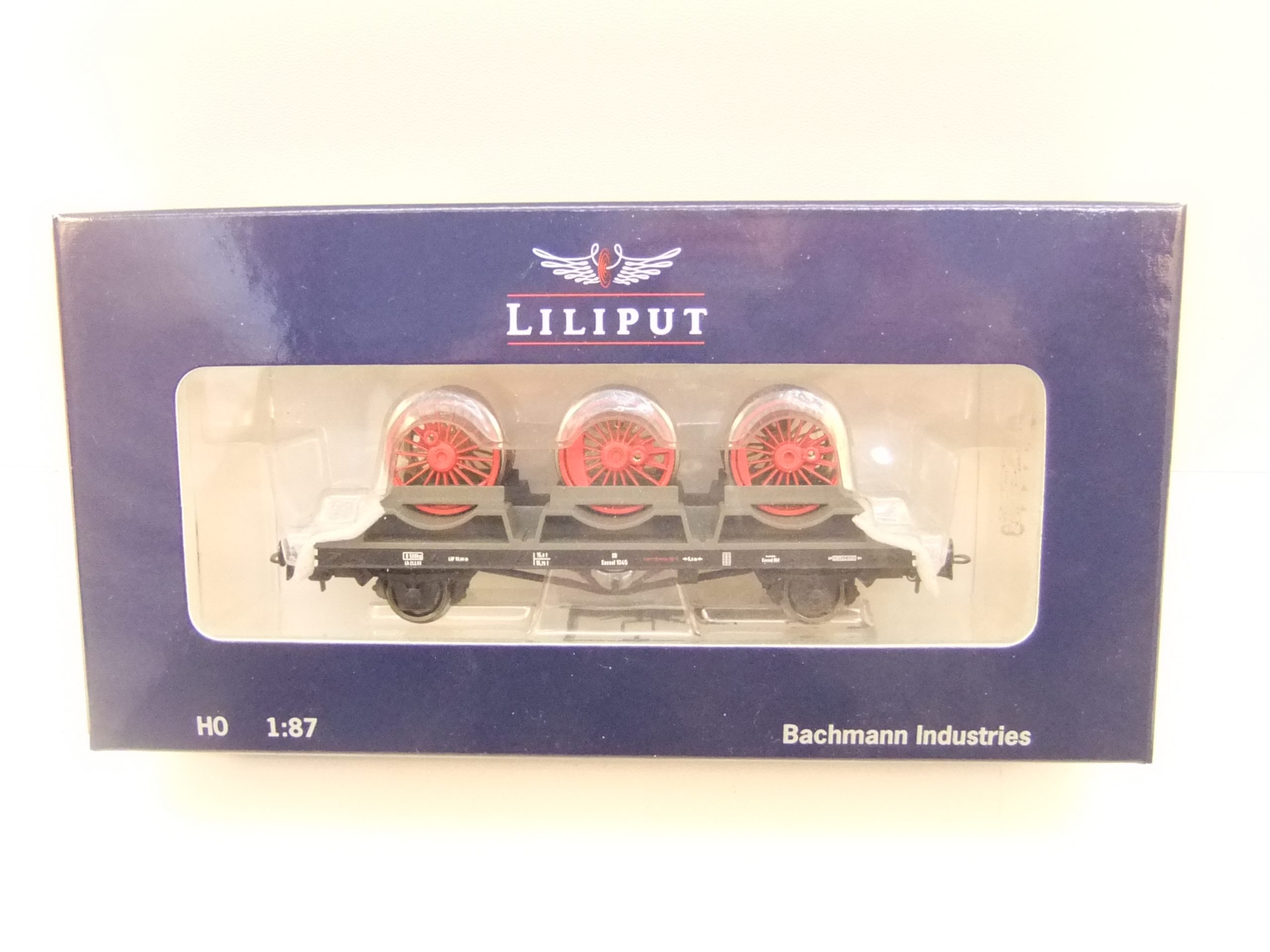 Liliput HO 2-achs. Radsatztransportwagen DB Ep.III
