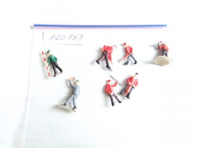 DDR Produktion TT Figuren Bauarbeiter