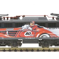 Fleischmann N-Spur E-Lok BR 115 DBAG ´80 Jahre Autozug´ dunkelgrau/rot