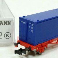 Fleischmann N-Spur 2-achs. Container-Tragwagen  “CMA”