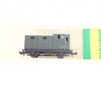 Minitrix N-Spur 2-achs. Güterzugbegleitwg. PwG PR14 DB
