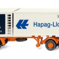 Wiking HO LKW Krupp 806 Kühlcontainersattelzug “Hapag Lloyd / WL”