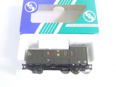 Sachsenmodelle 16004.1 HO Gepäckwagen PwSachs-07 DRG Ep.II