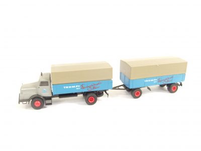 Brekina HO  IFA S4000 Lastzug Pritsche/Plane "Trumpf" – Bild 2