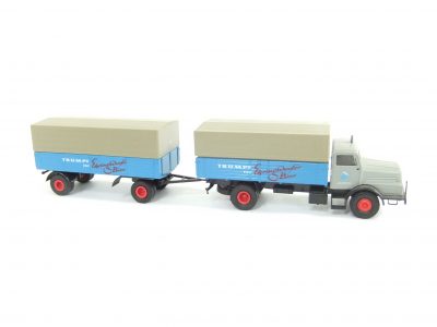 Brekina HO  IFA S4000 Lastzug Pritsche/Plane "Trumpf"