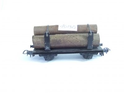 HERR  HO Langholzwagen mit Holzladung