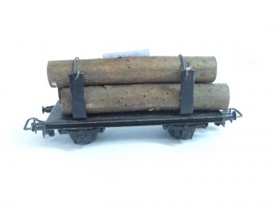 HERR  HO Langholzwagen mit Holzladung – Bild 2