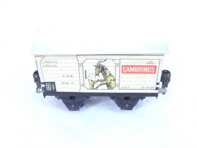 Märklin 1688N  Spur 0  2-achs. Eis-u.Bierwagen "Gambrinus"