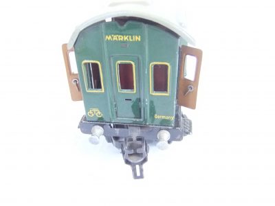 Märklin 17510  4-achsig Personenwagen alte Spur 0, grün -Mit Inneneinrichtung- – Bild 5