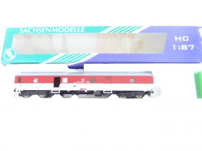 Tillig/Sachsenmodelle 74716 HO 4-achs. Bahnpostwagen Typ BDZ Ep.V  mit Innenbeleuchtung