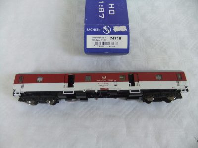 Tillig/Sachsenmodelle 74716 HO 4-achs. Bahnpostwagen Typ BDZ Ep.V  mit Innenbeleuchtung – Bild 4