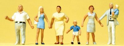 Preiser HO 0284  Familie Krause geht Spazieren