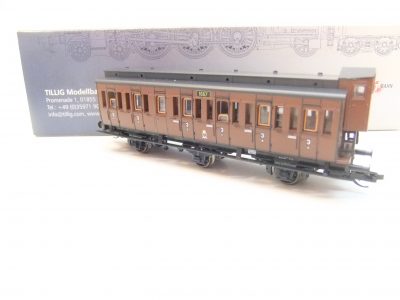 Tillig 01682-3 TT preußischer Abteilwagen mit Bh 3.Kl. – Bild 3