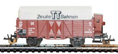 BTTB TT 2-achs. O-Wagen mit Bh DR Ep.IV mit Plane "Zeuke TT Bahnen"
