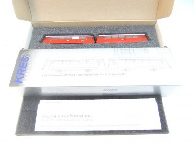 KRES 02840 TT Schienenbus BR 172 mit Bw DR Ep.IV