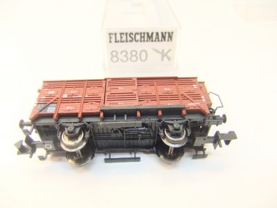 Fleischmann 8380K N-Spur Verschlagwagen mit Bh DR Ep.III – Bild 2