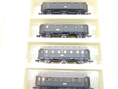 Minitrix 1018 N-Spur Zug-Set ´Reichsbahn Reisezug´ mit E-Lok E 36 DRG – Bild 5