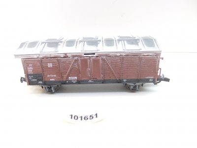 Piko 58304 HO Behelfskaliwagen Bauart T-v5602 werks. gealtert DR Ep.III