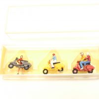 Preiser 0128 HO Mopedfahrer mit Moped