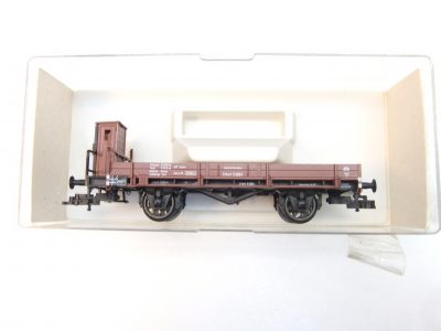 Fleischmann 5254 HO Flachwagen mit Bh DRG Ep.II