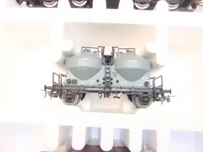 Piko HO Güterzugset BR 110 mit Klappdeckel-und Zementsilowagen DR Ep.IV – Bild 3