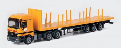 Herpa 15057 HO  MB Actros L Rungensattelzug "Max Bögl"