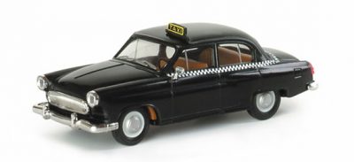 Herpa 047364 HO PKW Wolga M21 schwarz