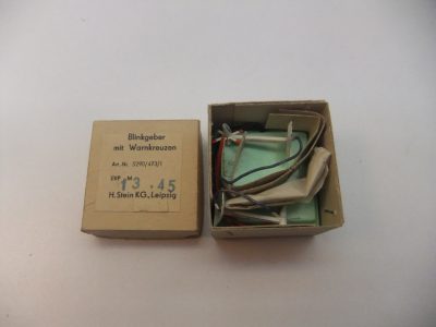 Piko/ Fa.Stein Leipzig  Blinkgeber mit Warnkreuz