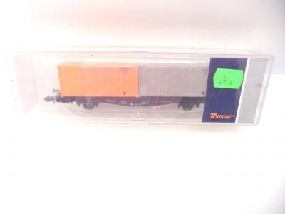 Roco 76787 HO 2-achs. Containerwagen DR Ep.IV