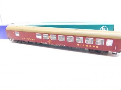 Sachsenmodelle 14445 HO 4-achs. Speisewagen "Mitropa" WRm DR Ep.IV  LED Innenbeleuchtung – Bild 2