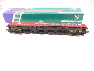 Sachsenmodelle 14445 HO 4-achs. Speisewagen "Mitropa" WRm DR Ep.IV  LED Innenbeleuchtung – Bild 4
