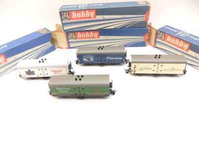 BTTB TT 4 Güterwagen aus Set 01620 30 Jahre TT-Bahn