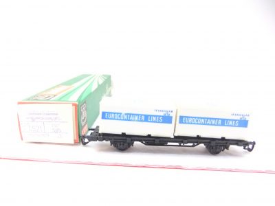 BTTB TT 2-achs. Containerwagen mit 2x 20" Containern "ECL"