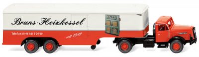 Wiking 051326 HO Henschel Koffersattelzug "Bruns" – Bild 2