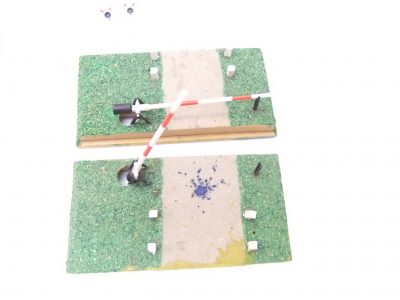 Piko/PGH Plauen HO/TT Bahnübergang mit Vollschranke elektrisch