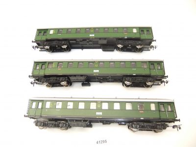 Piko/Schicht HO 3 St. 4-achs. Eilzugwagen DRG Ep.II  3.Kl.