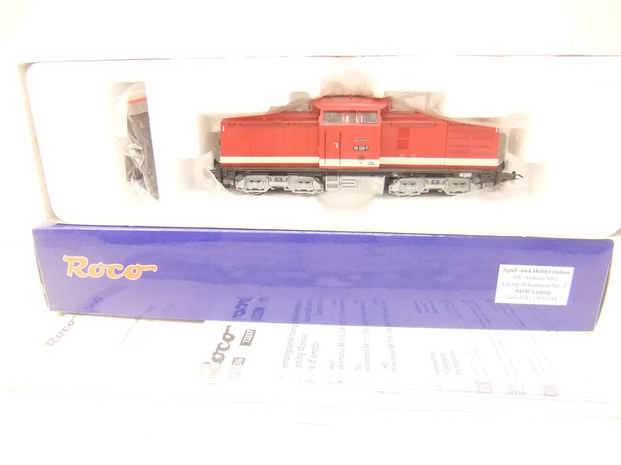 Roco 72837 HO Di-Lok BR 115 DR Ep.IV Sound-Digital – Bild 2
