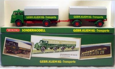 Wiking Sonderserie HO "Gebr. Kliem KG" Neuenreuth am Main