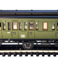 BTTB TT 3-achs. Abteilwagen mit Bh DB Ep.III