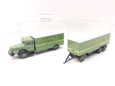 Wiking 117365  HO Lastzug  Somo Henschel Hz Schenker/DB