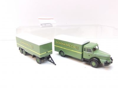 Wiking 117365  HO Lastzug  Somo Henschel Hz Schenker/DB – Bild 2