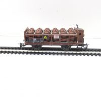BTTB/Tillig 14441  TT 2-achs. Säuretopfwagen mit Bh  „Ladegut Salzsäure“ DR Ep.III
