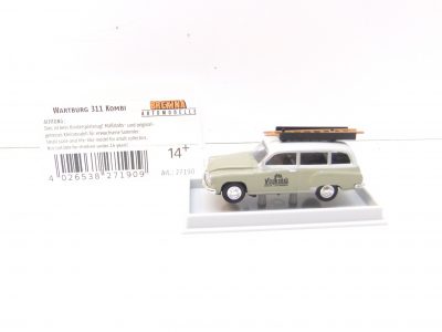Brekina 27190 HO PKW  Wartburg 311 Kombi "VEB Volksbau"