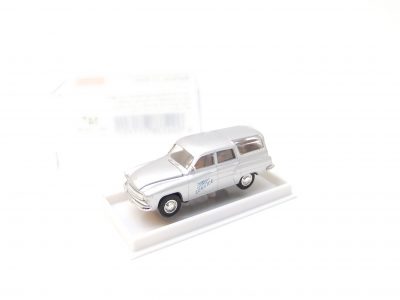 Brekina 27107-1  HO Wartburg 311  Camping  silber  "Wartburg" Kundendienst